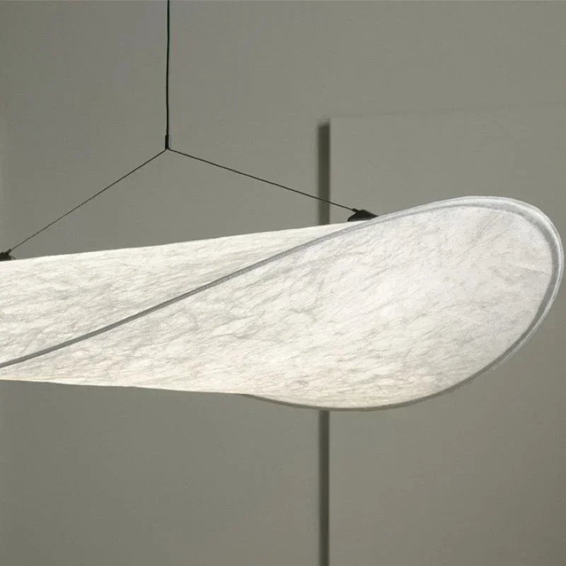 SANDYHA Modern Silk Pendant LED Lamp Nordic Creative Design Living Room Dining Room Decoration Lighting Fixtures