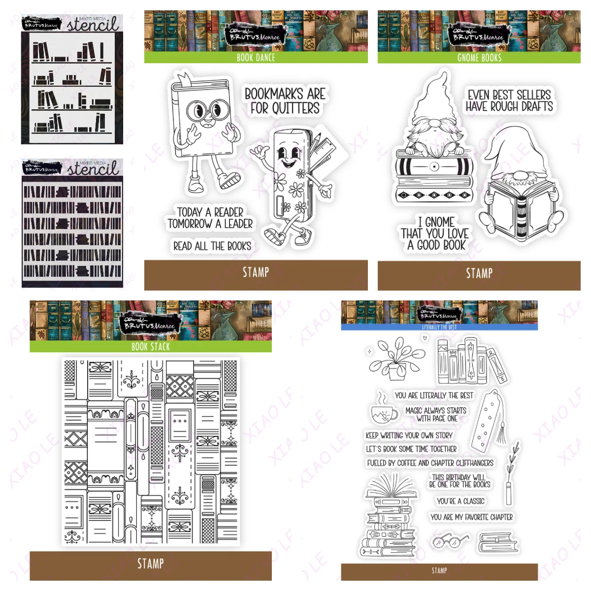 

New Literally The Best Book Shelves Metal Cutting Die Stamps Stencils Scrapbook Embossed Paper Card Album Craft Template Cut Die