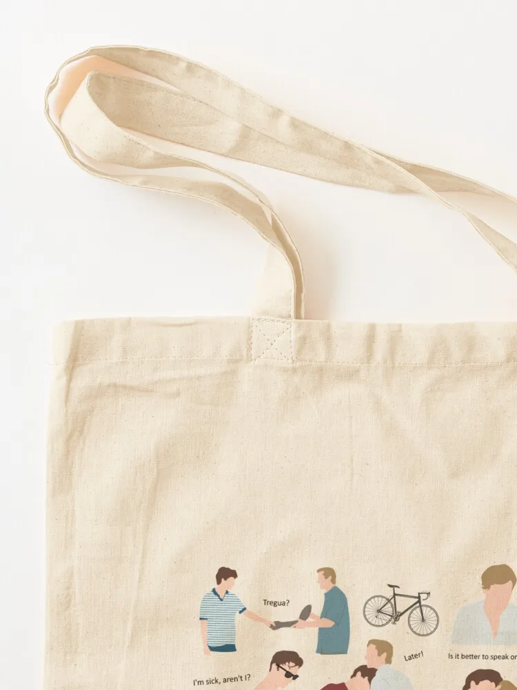 Call Me By Your Name pattern with movie quotes Tote Bag Women's shopper bag Candy bags canvas tote bags ecological bags
