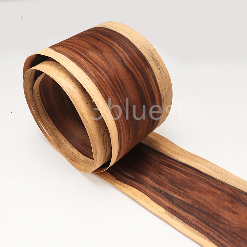 Natural Wood Veneer Rosewood Two-tones for Furniture about 16-24cm x 2.8m 0.5mm C/C