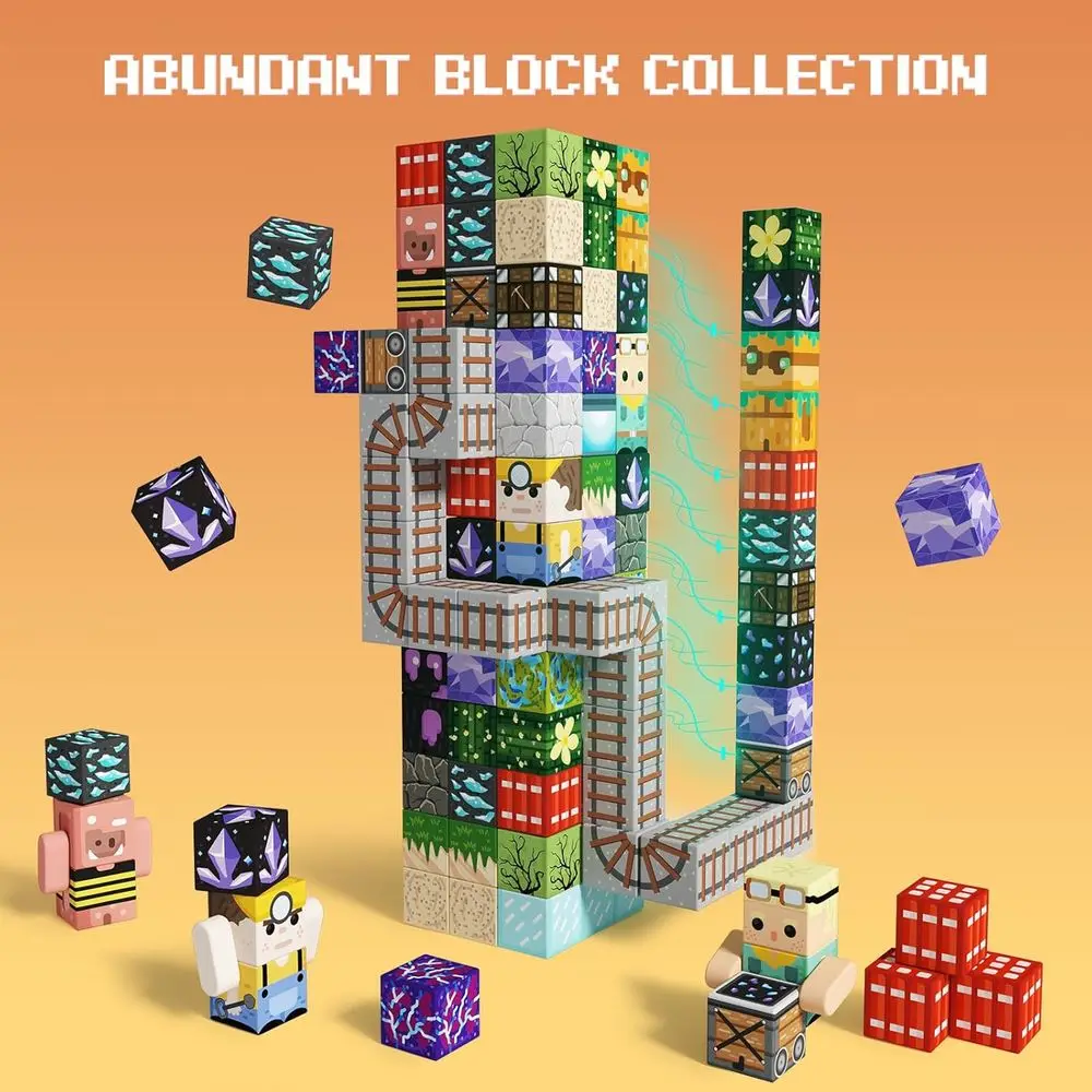 Magnetic Building Blocks - 100PCS Magwonder STEM Toys for Kids: Engaging Gift for Boys & Girls