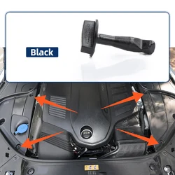 For For Mercedes Benz S-Class W222 2014-2020 Car Front Cabin Hoods Clip Fixed Buckle Gasket Spiral Spring Gasket Fixed Seat