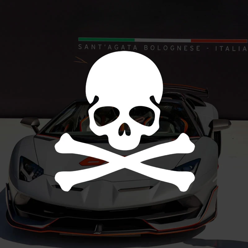 1PC JDM Creative Skull Totem Car Stickers Waterproof Vinyl Decals DIY Auto Bumper Window Body Windshield Vehicle Decoration