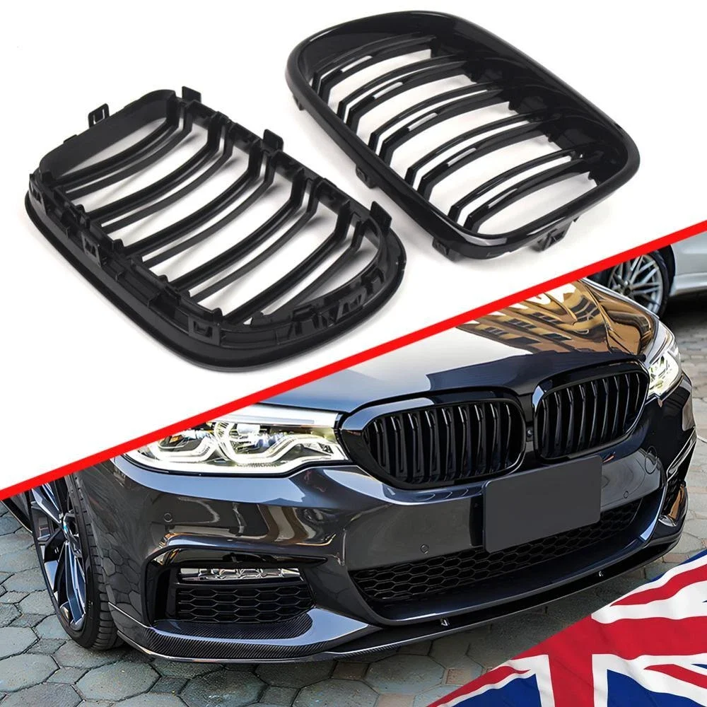 

For BMW X3 F25 2011 2012 2013 2014 Front Bumper Kidney Grille Hood Sports Grills Racing Double Slats 51117237422 51117237421