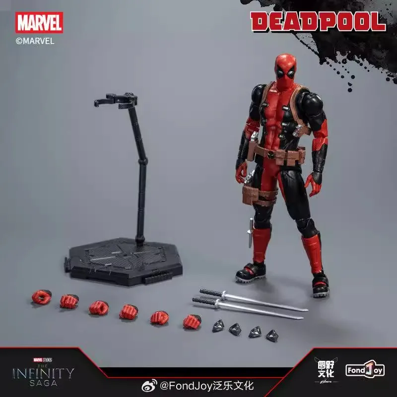 Fondjoy 15 سنتيمتر Deadpool المفاصل المنقولة 1/12 تجميعها لعبة نموذج مارفل مكافحة أبطال أنيمي الشكل لعبة أطفال هدية الجدول حلية
