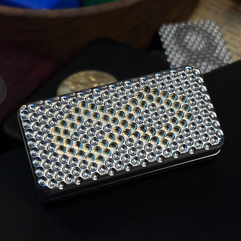 

Металлический механический слайдер из титанового сплава, магнитная карта, колесо с храповым механизмом, тактическая монета, EDC, сенсорные антистрессовые игрушки