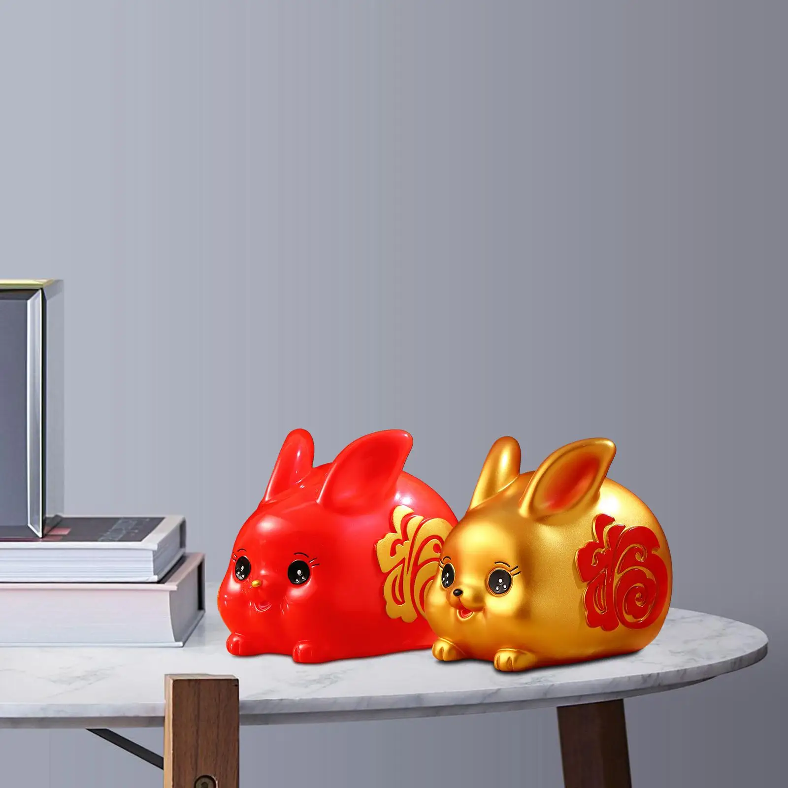 Rabbit Money Characters Money Box for Home Decoration Birthday Gift Girls Adults