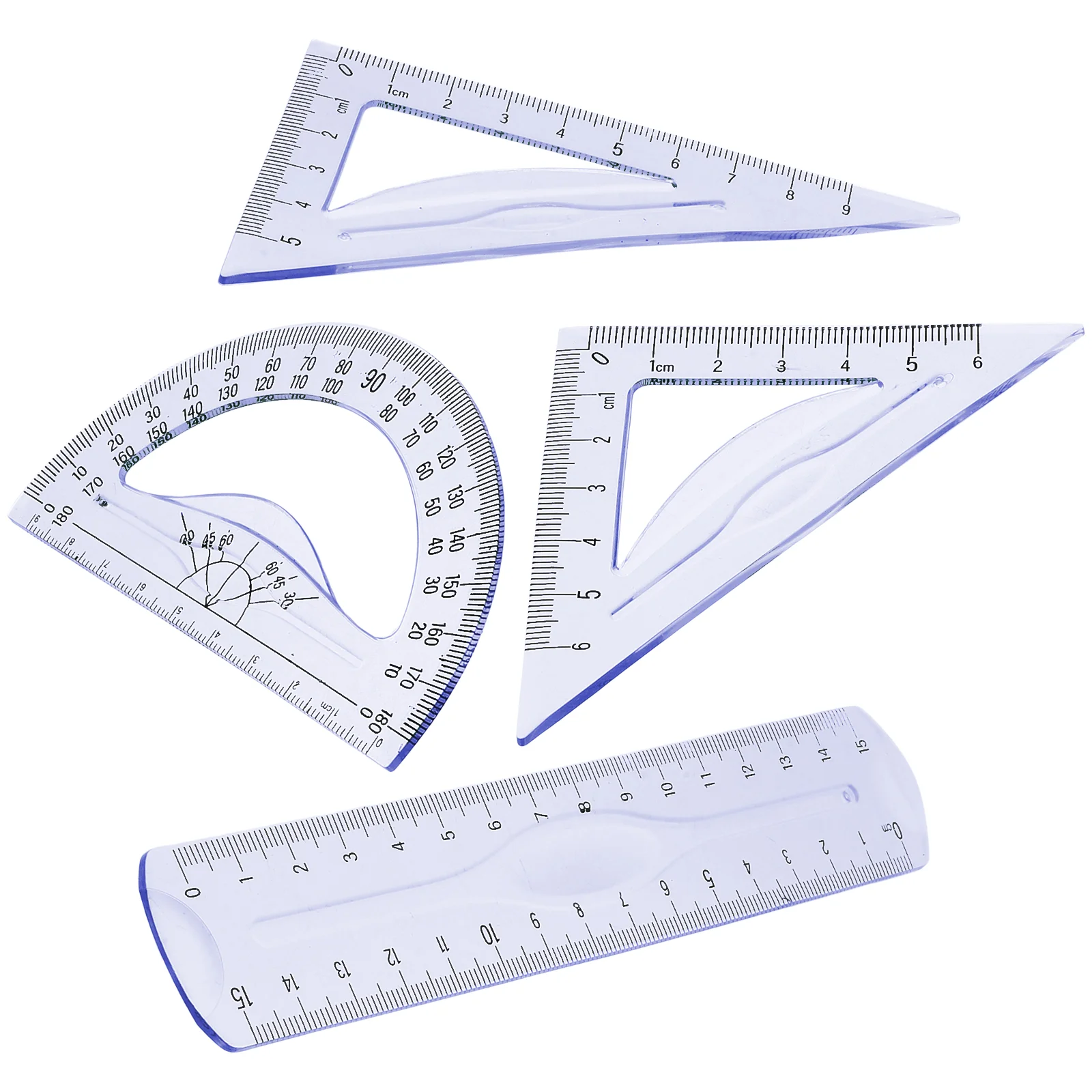 Student Geometrie Werkboek Zachte Liniaal Gradenboog Studenten Tekengereedschap Briefpapier