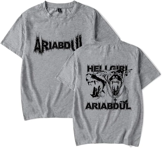 T-shirt Ari Abdul Merch Doberman unisex uomo donna maglietta stampata casual top a maniche corte