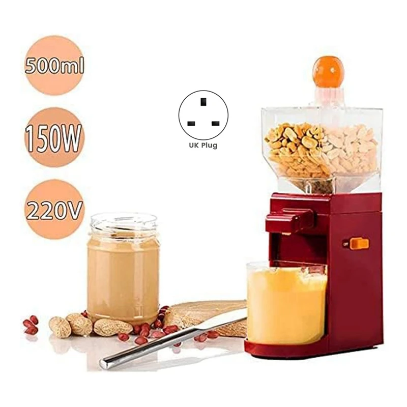 Electric Peanut Butter Maker Machine,Sesame Sauce Nut Grinder,Automatic Milling Grinding Machine,For Grinding Durable