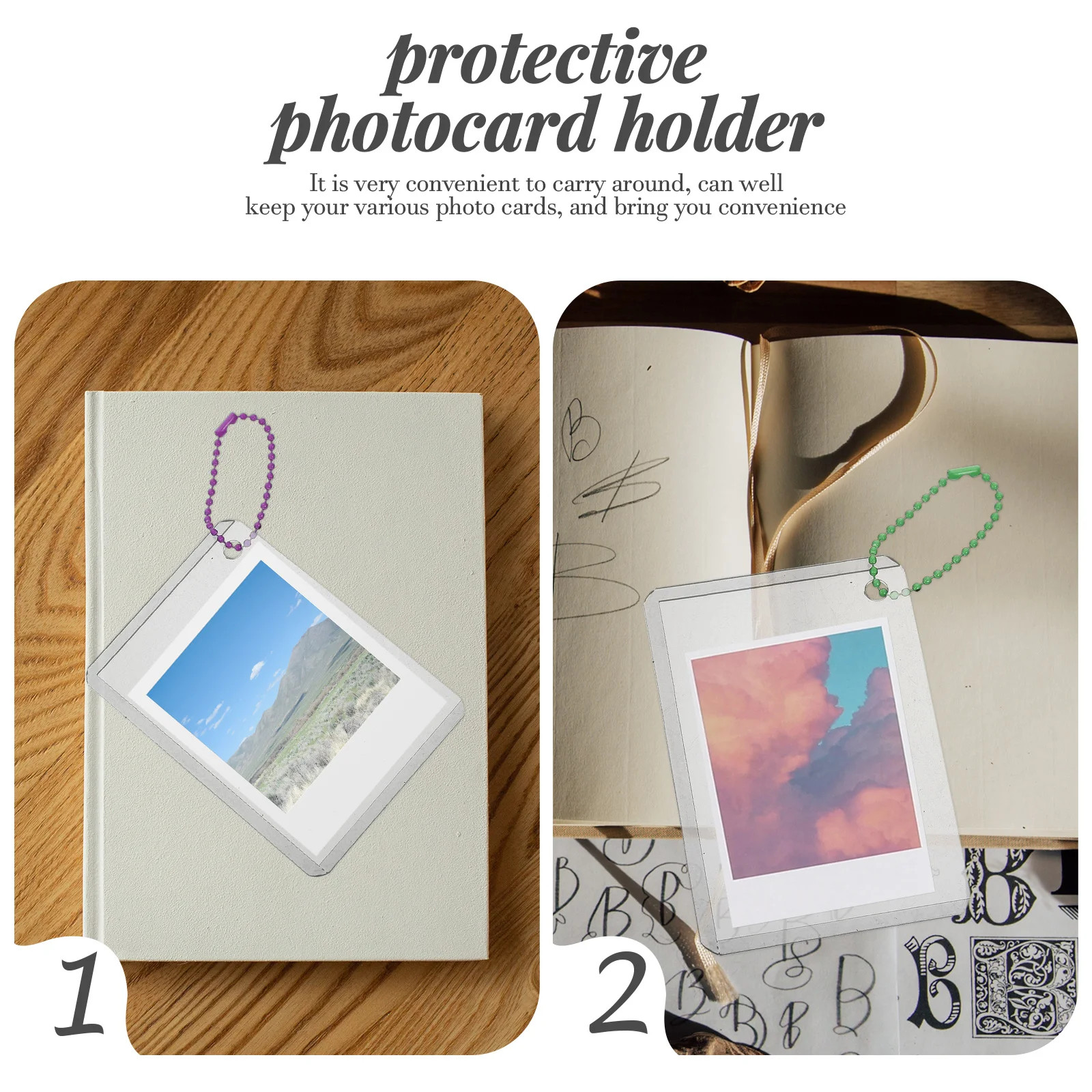 Photo Card Holder Star Photocard Collecting Sleeve Plastic Transparent Storage Cover Sleeves