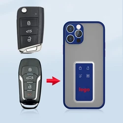 Samochód cyfrowy klucz zdalny cyfrowy samochód inteligentny klucz zdalny zmodyfikowany PEK Keyless karta klucz do VW Audi Honda Toyota Ford Volvo Nissan