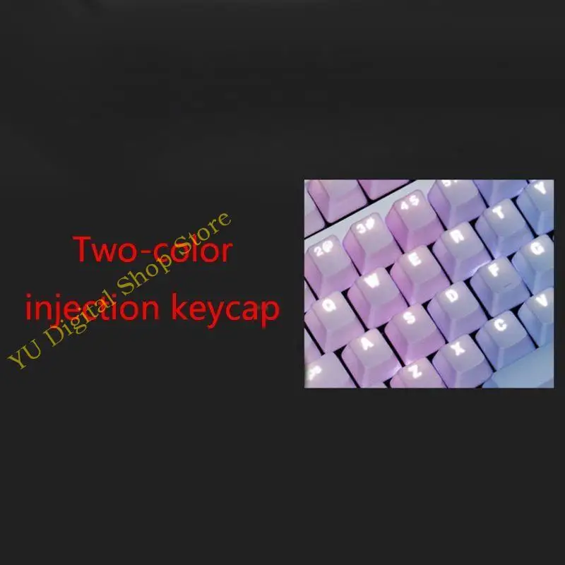 

96BA Blue Keycaps Suitable for Cherry MX Switch for Key Set GK87 104 108 Layou