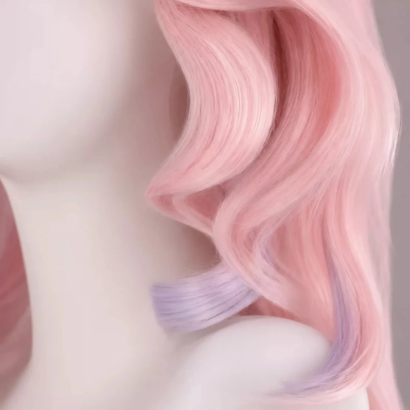 Game Wuthering Waves Denia Cosplay Wig High Temperature Synthetic Wig Long Hair for Halloween Comic-con Accessories Stock