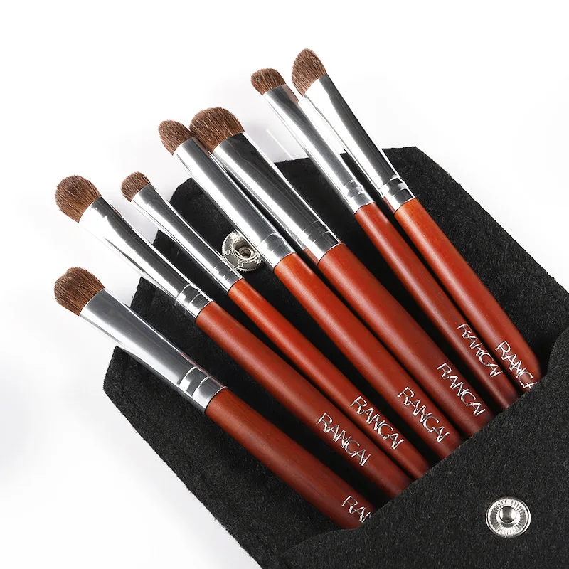 RANCAINew 7 ensemble de pinceaux pour fard à paupières, ensemble complet de pinceaux de maquillage pour les yeux, outils de beauté, brosse de mélange