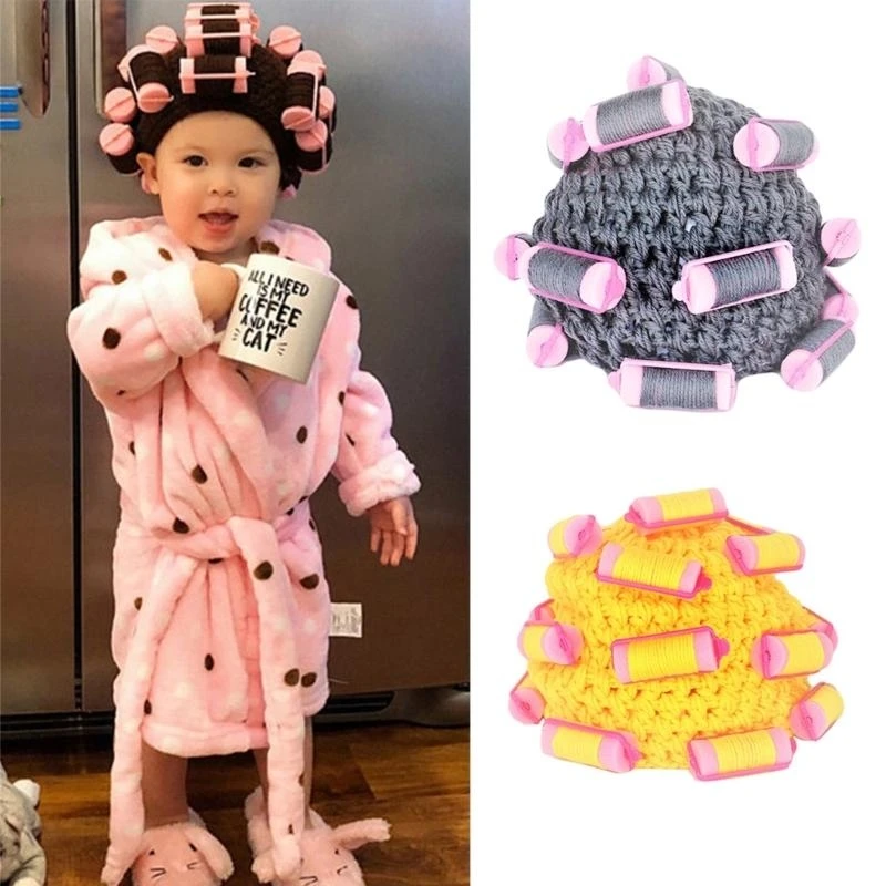 R1we Cosplay Cappello a maglia a maglia per bambini per bambini lana per capelli lana divertente per testa copertura