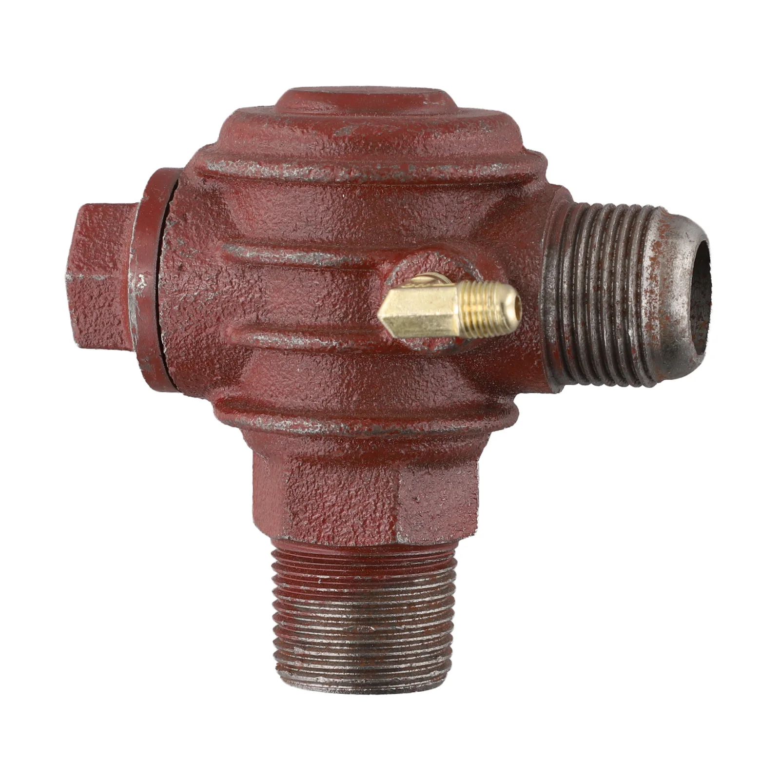 Air Compressor Check Valve 3-Port Cast Iron Male Thread Check Valve Connector Tool Air Compressor Accessories Pneumatic Parts