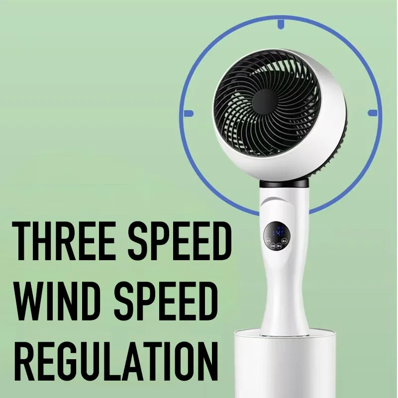 Ventilador enfriador de aire y agua eléctrico con temporizador de Control RC, Material ABS de 50W, ventilador de mesa de humidificación de 120 grados, eficiente