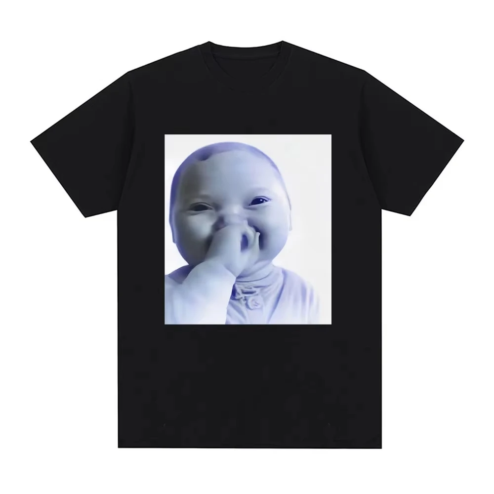 Funny Ai Baby Meme Cotton T Shirt