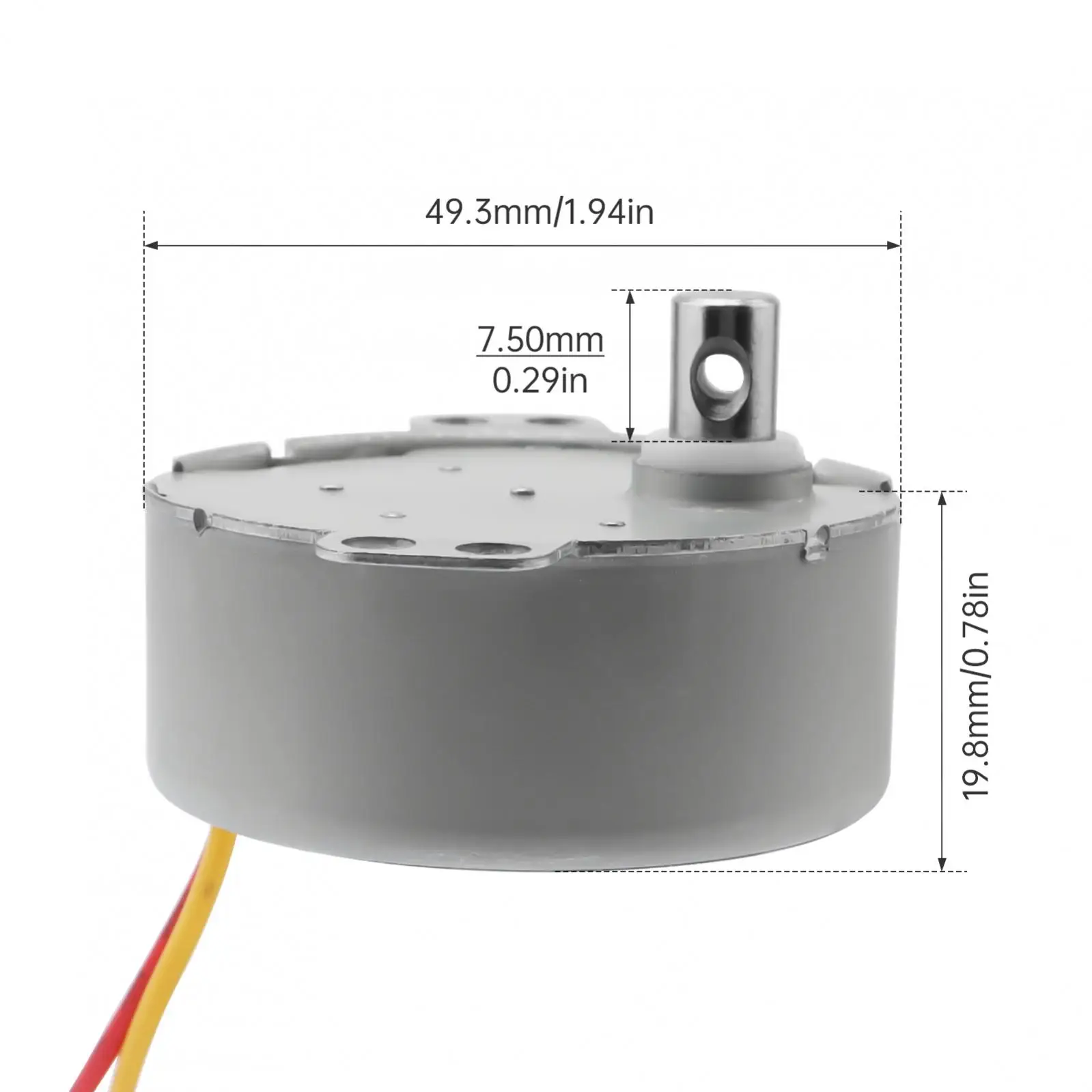 49TYJ Permanent Magnet Synchronous Motor AC 220-240V 50/60Hz CW/CCW 4W Electric Fan Head for Electric Fan/Electric Heater