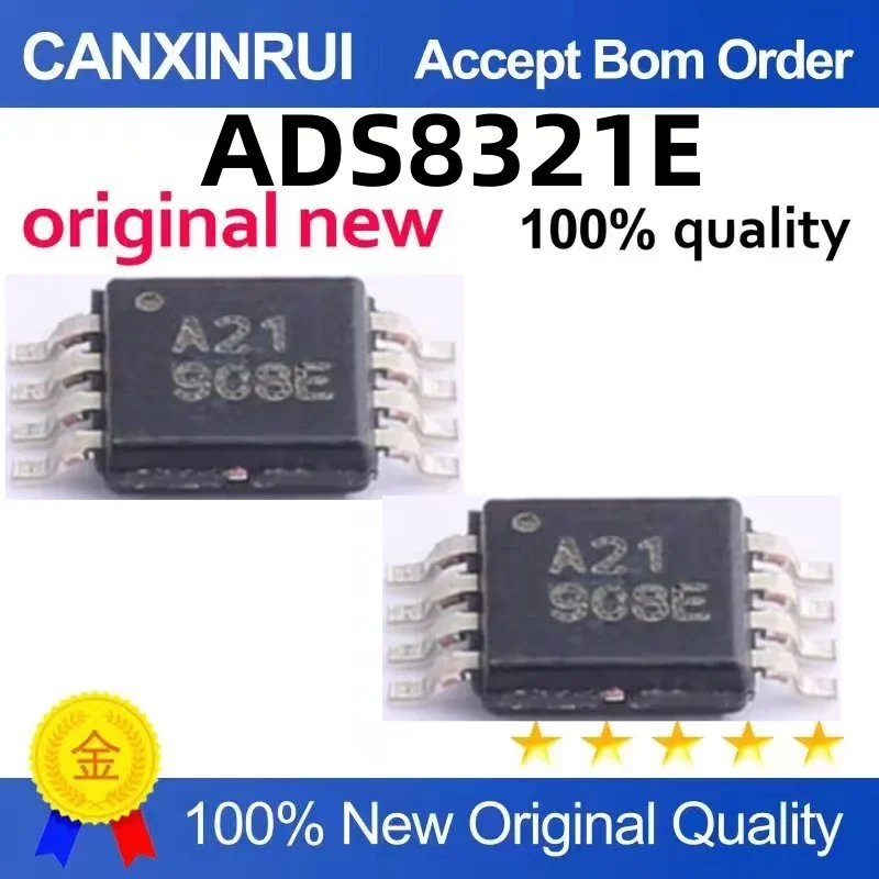 

ADS8321 ADS8321E Silk screen A21 MSOP8 SMD imported analog-to-digital converter chip is new