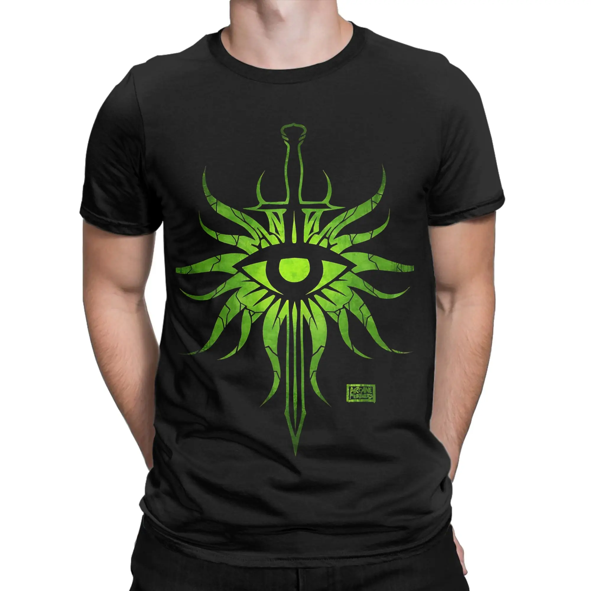 Inquisition Graphic 100% Cotton T-Shirt Dragon Age Tees Tops For Men