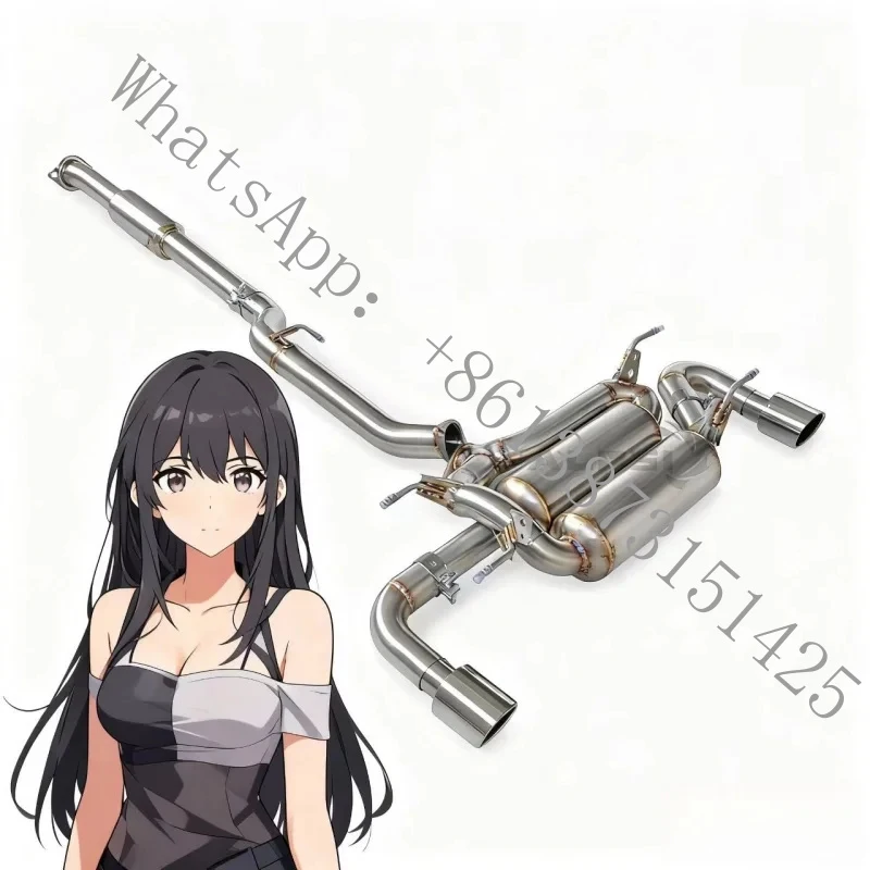 

Высококачественная выхлопная система CatBack для Subaru BRZ 2.0 (2012-2020) с обратным давлением, модифицированная, акустическая