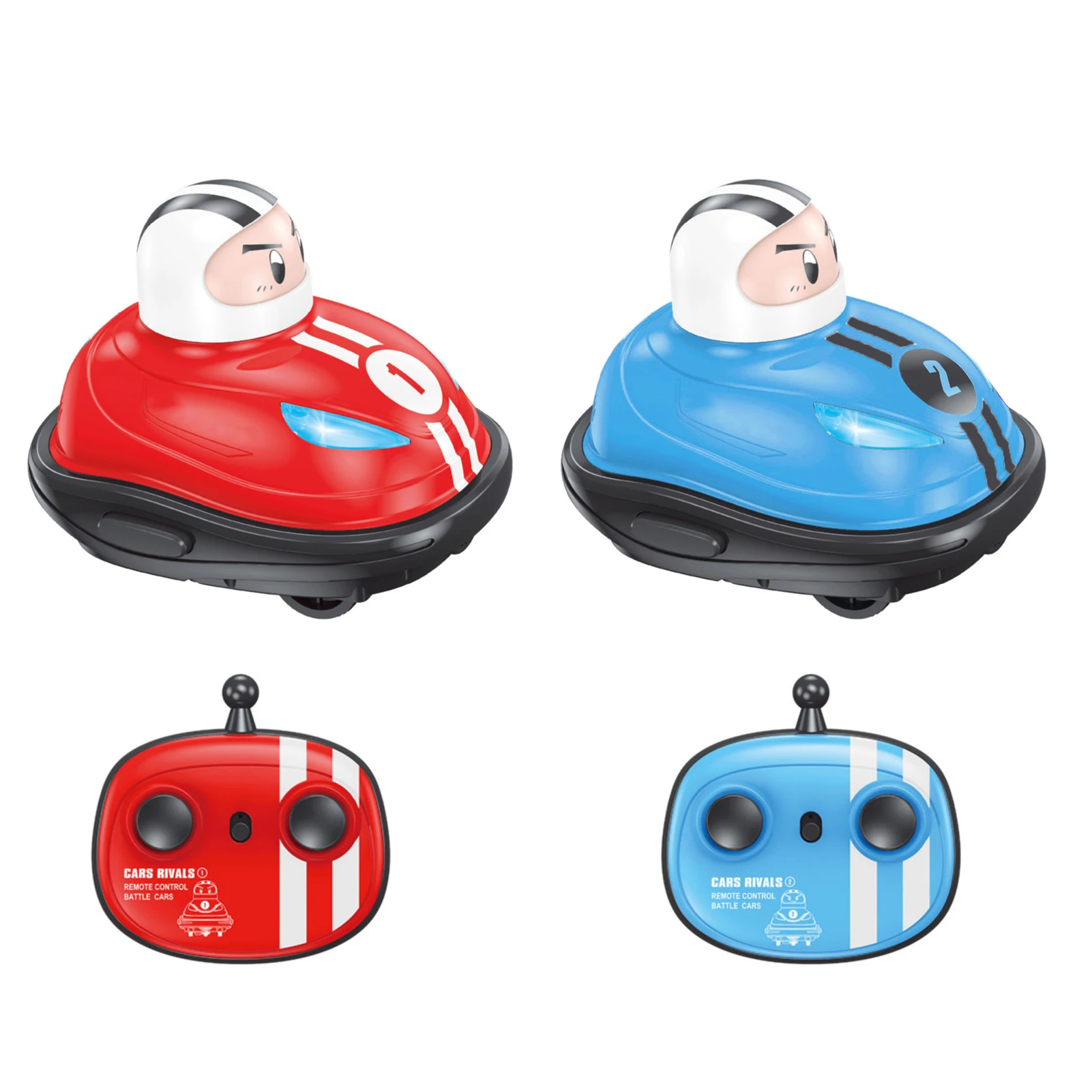 ZK50 Toddler Remote Control Car 2 Pack Cartoon Remote Control Cars Battle Peng Car Gift Toys for Kids Parent child Interactive