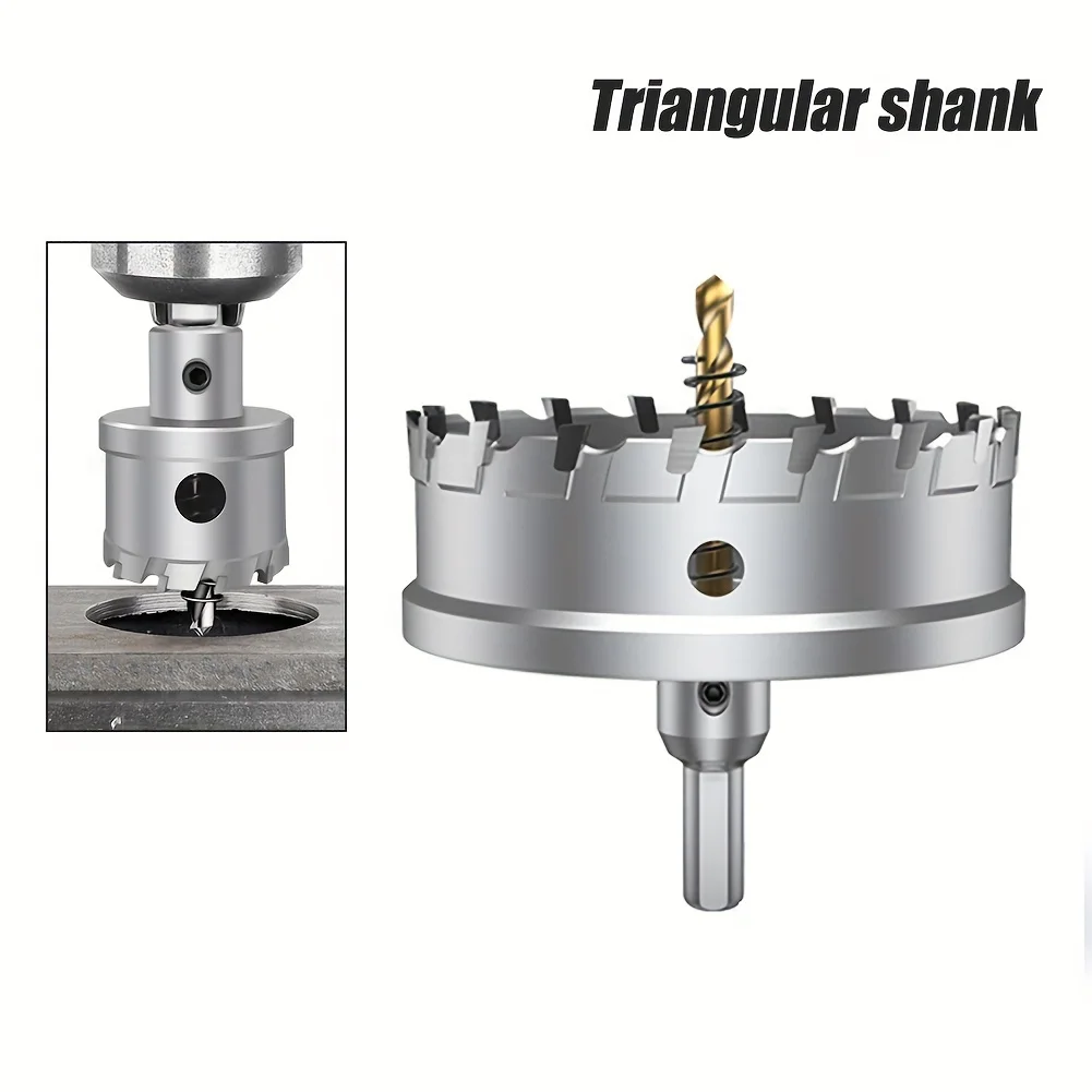 

1 шт. 100 мм TCT кольцевая пила сверло с пилотным сверлом, для нержавеющей стали, металла, сплава, железа, дерева"