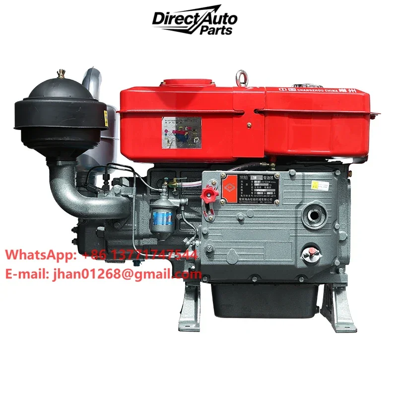 28 Hand-operated Single-cylinder Water-cooled Agricultural Engine, Tractor Propeller Engine
