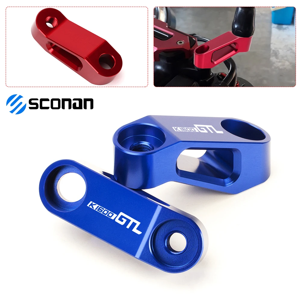 

Motocycle Accessories Mirror Riser Extenders Spacers Extension Adapters For K1600GT K1600GTL K 1600 K1600 GT GTL