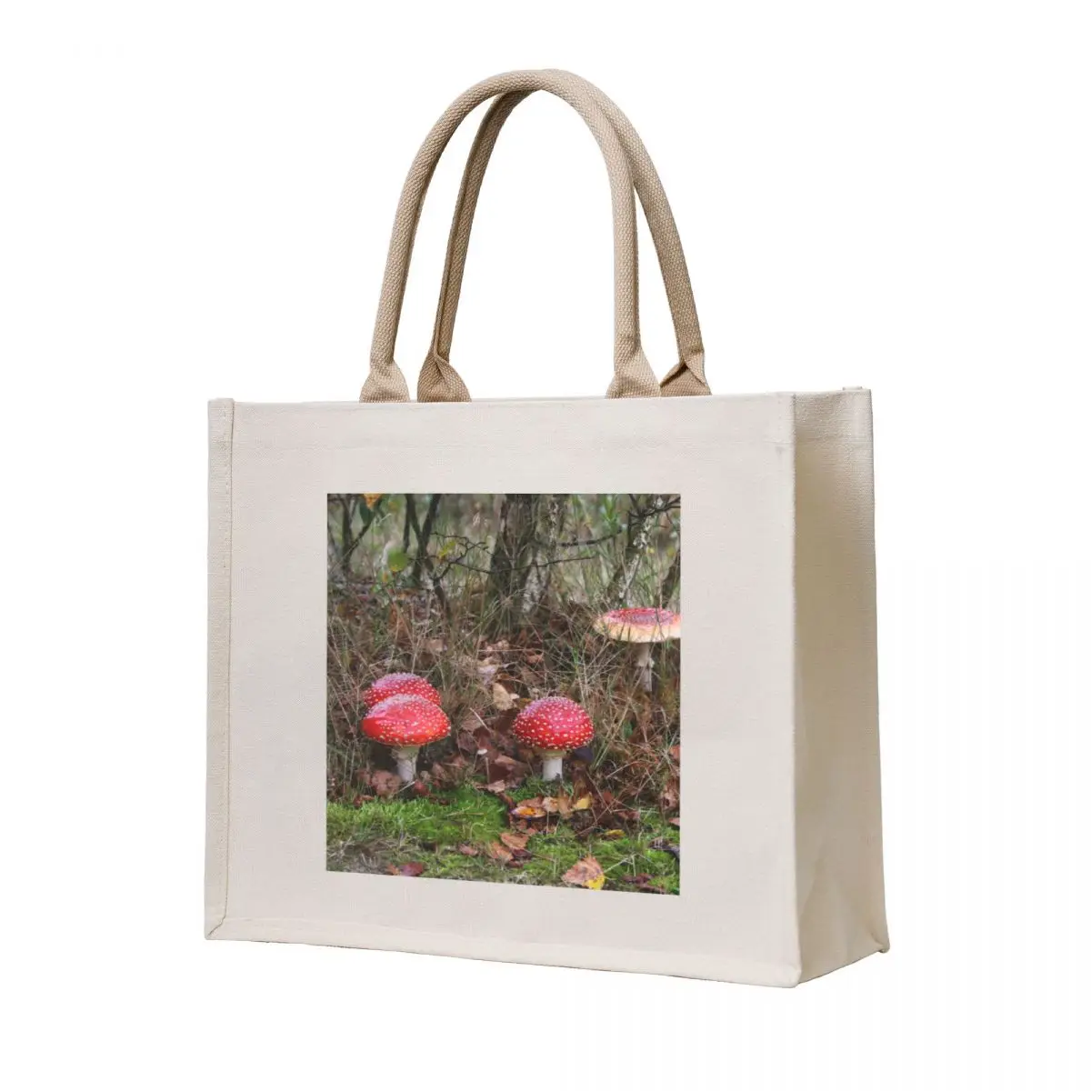 

A Family Amanita muscaria Tote Bag Shopper handbag tote bag men's bags woman 2025 tote bag canvas