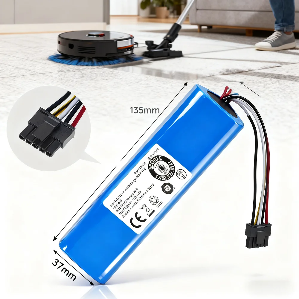 

Запасной аккумулятор 14,8 В, 12800 мАч, совместимый с CECOTEC Conga 4090/4490/4590/4690, аксессуары для роботов-пылесосов