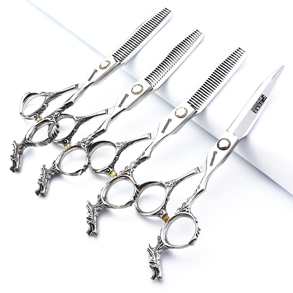 Hairdressing scissors, professional genuine flat scissors, dental scissors set, exclusively for hairstylists