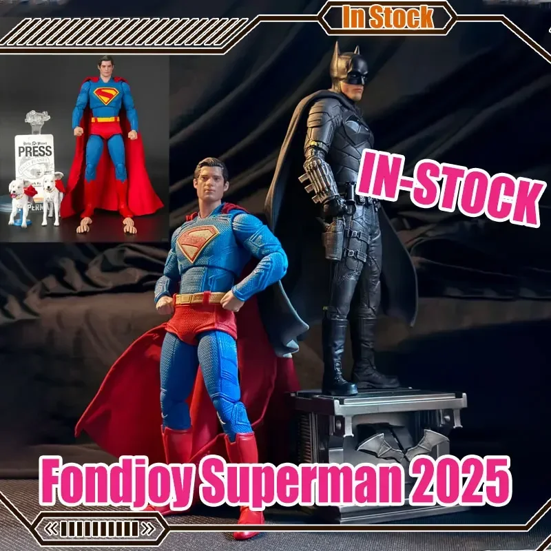 

Оригинальная фигурка Супермена Fondjoy David Corenswet 1/9, новая фигурка Супермена, подвижная Коллекционная модель из ПВХ, украшение