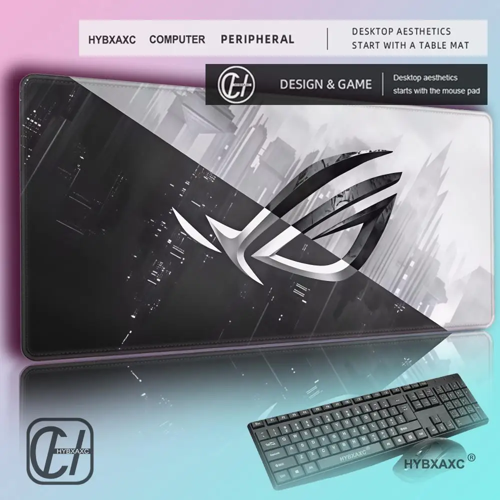 R-ROG-S Gaming Mouse Pad Anti Slip Rubber Edge Locked Thickened Laptop A-ASUS-S Gaming Desk Mat