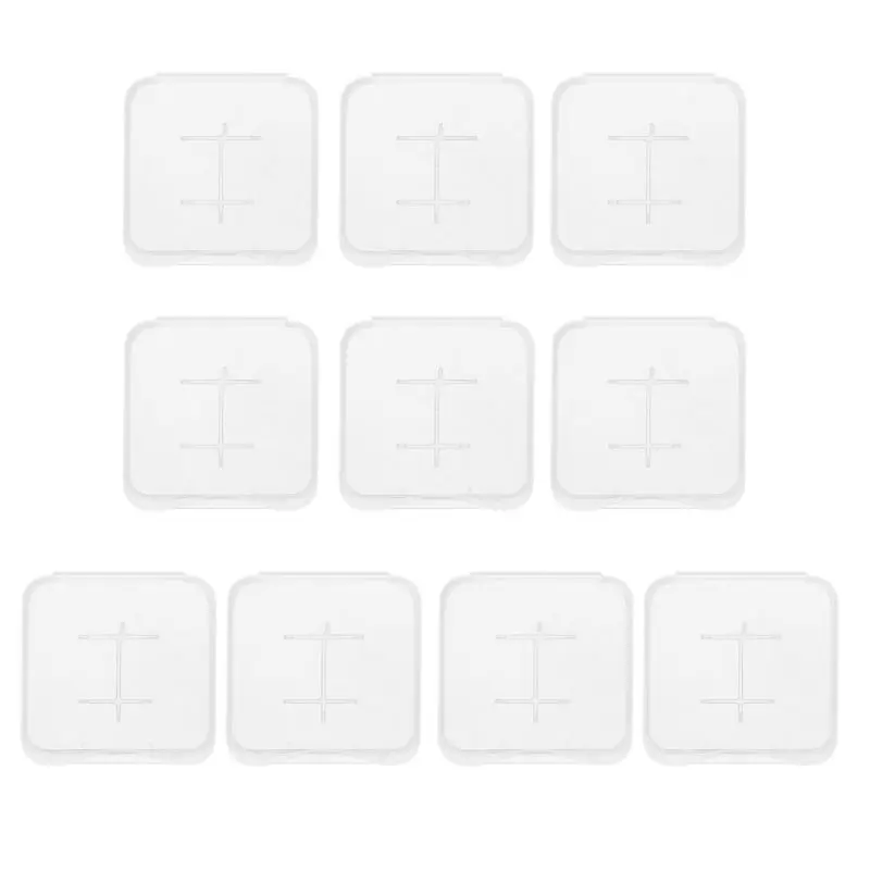 Transparent Standard MiC Memory Card for Case Holder Box Storage Box