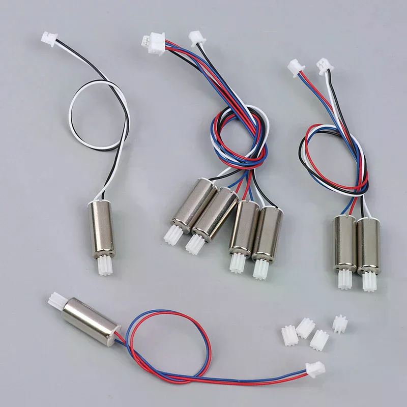 Universal Motor For RC Mini Drone E58 RC Quadcopter Parts Engines Gear 8 Teeth UAV Motor UAV Engine Housing Motor Replacement