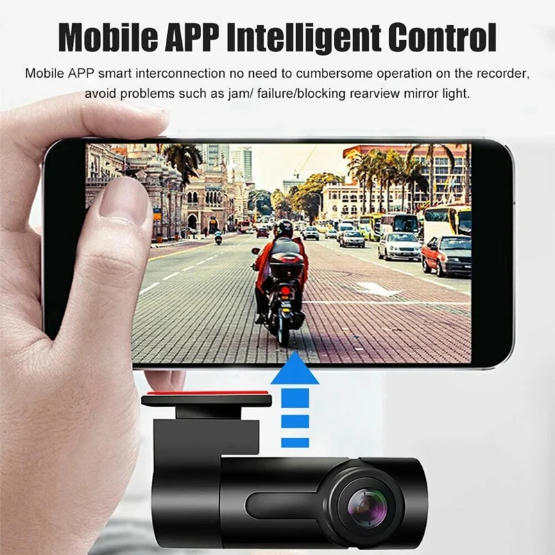 Car Driving Recorder 1080P  DVR HD Night Vision Car Dash Cam Wi-Fi Dynamic Auto Dash Cam