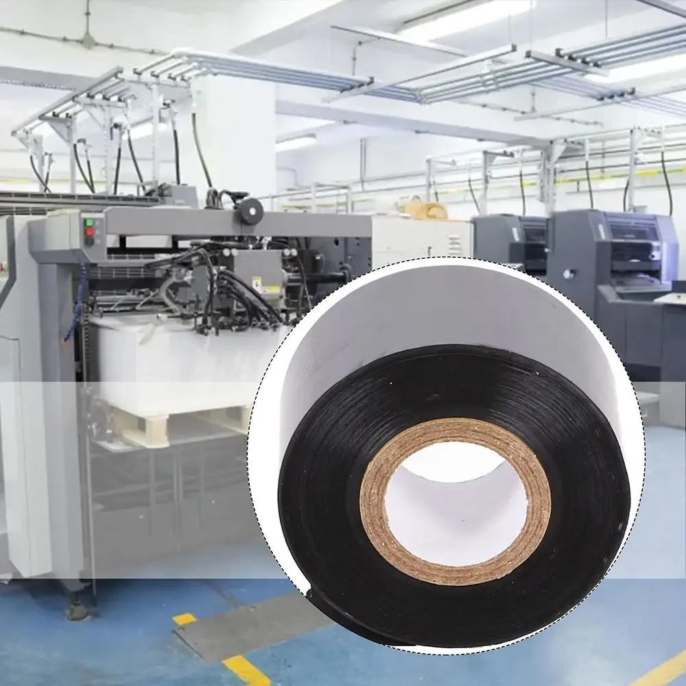 1Roll Black LC1 Printer Ribbon 25/30/35mm 100m Printer Tape Thermal Coding Printing Machine Parts