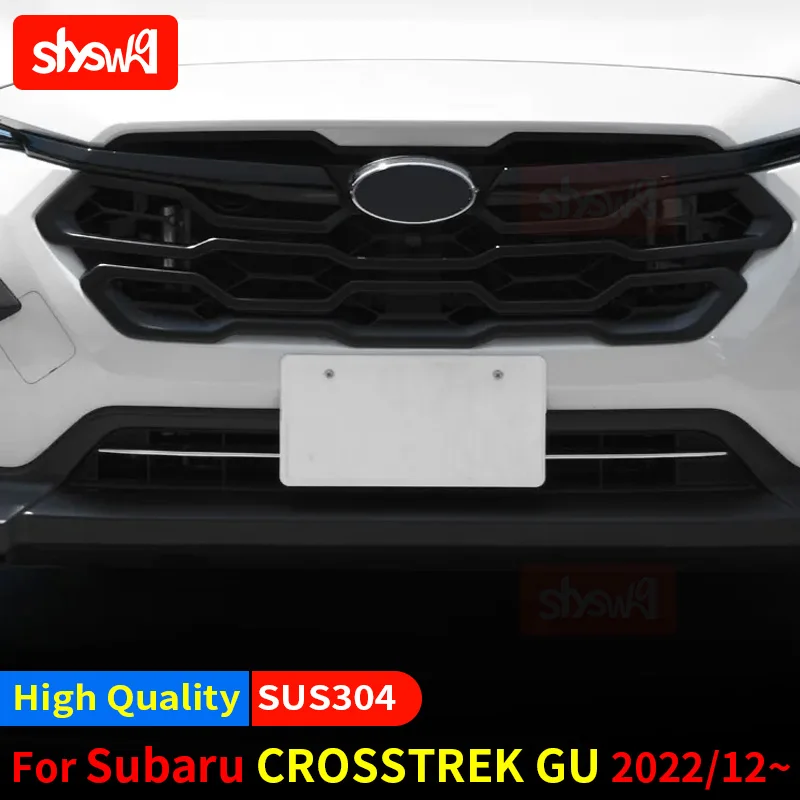 

High Grade SUS304 1PCS Car Chrome Front Bumper Grille Trim for Subaru Grosstrek Gu 2022 2023