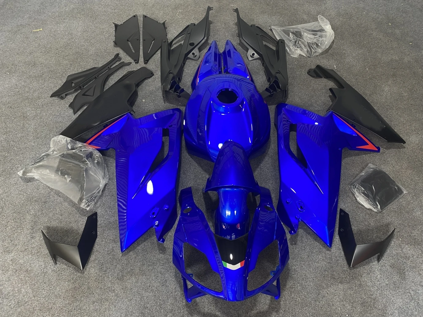 New ABS Motorcycle Fairings Kit Fit For Aprilia RS125 2006 2007 2008 2009 2010 2011 Bodywork Set Custom Metallic blue