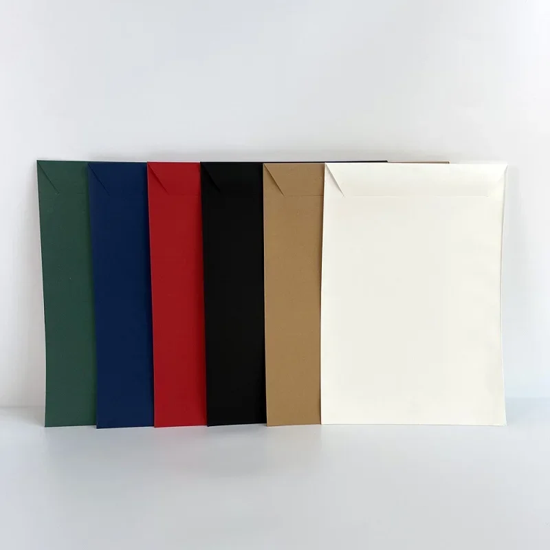 

50pcs/lot A4 Envelope Storage Bag Office File Bag Contract Office Stationery Archive Bags Stationery Small Business Supplies