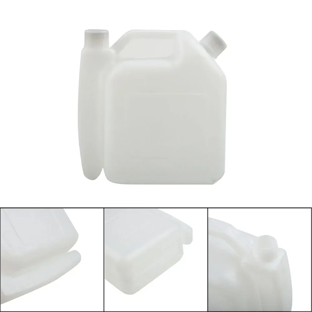 1.0L White 2-Stroke Oil Petrol Fuel Mixing Bottle Tank For Trimmer Chainsaw Tools Parts Kitchen Gadget Accessories