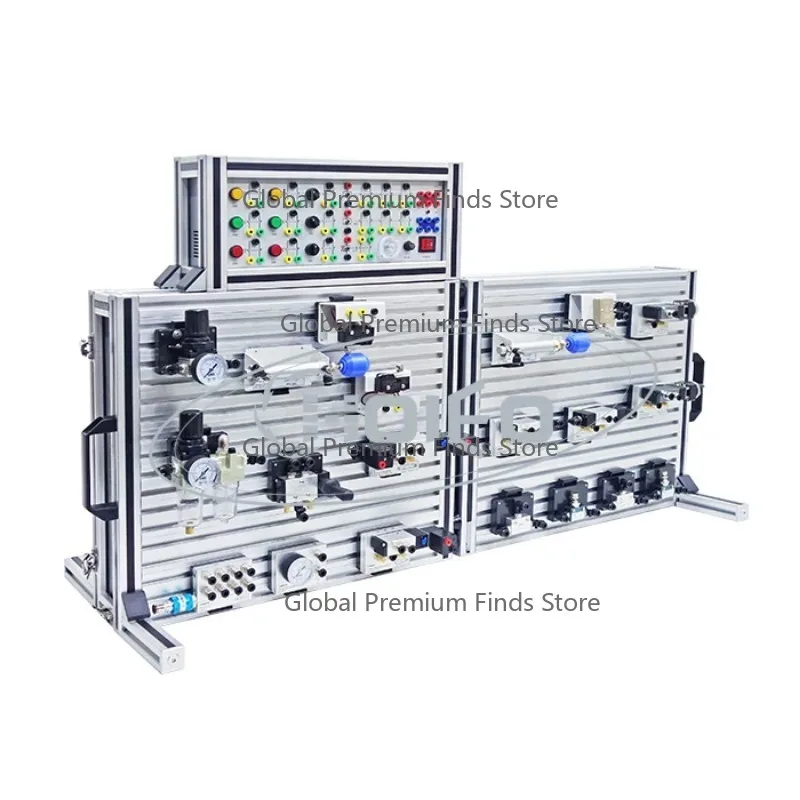CFP-211 Porta-ble Electro Pneumatics Trainer Educational Equipment for School Pneumatic Training Kit