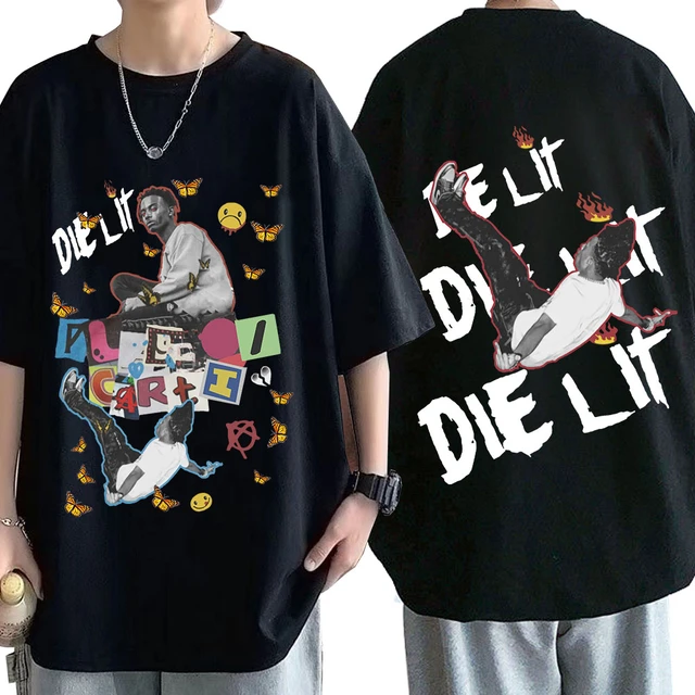 Rapper Playboi Carti T shirt Graphic Music Album Die Lit Short Sleeve T shirts Aesthetic Hip Hop Oversized T Shirt Streetwear AliExpress