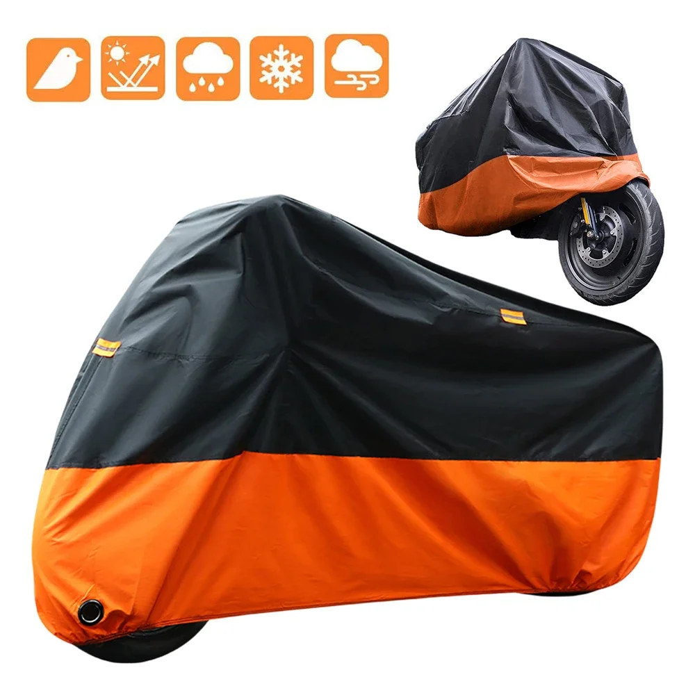 

Открытый чехол для мотоцикла, скутера, водонепроницаемый пылезащитный чехол для велосипеда, скутера, дождевик, износостойкий, всесезонный, пылезащитный, УФ-защита