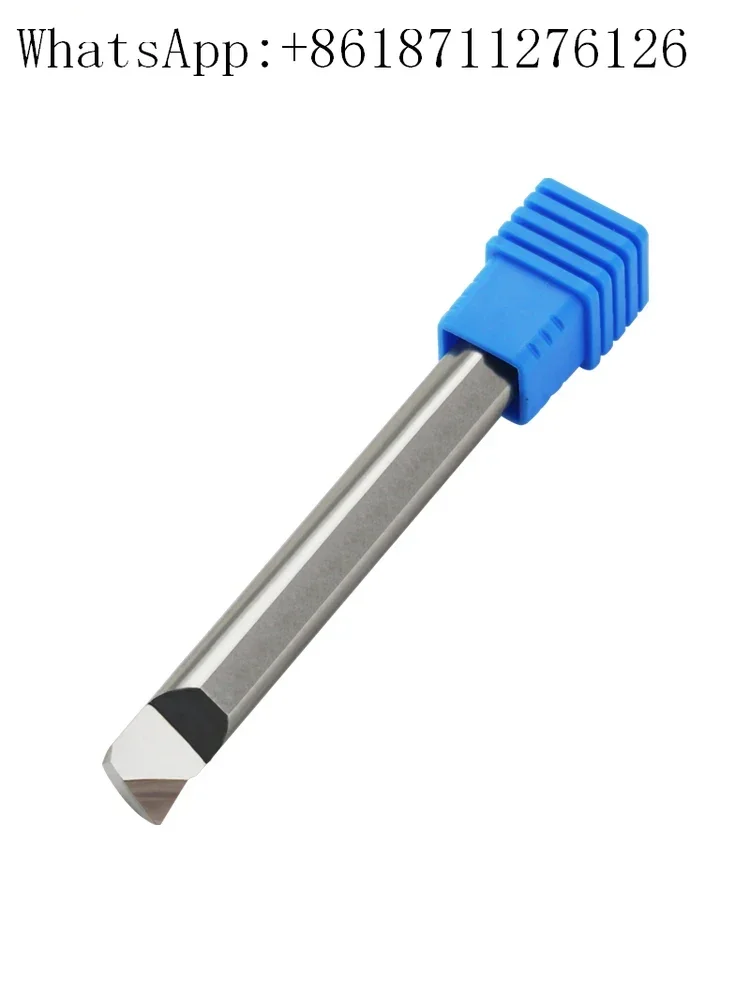 Small bore CBN boring cutter inner bore shank, tungsten carbide MTR3 micro turning tool, diamond boring bar
