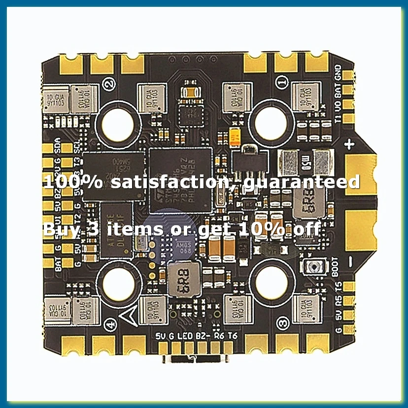 F745 AIO 40A -42688 Al0 FPV Flight Controller with 12V Switch Enhanced Stability 4-6S Lipo for FPV Accessories-DT30