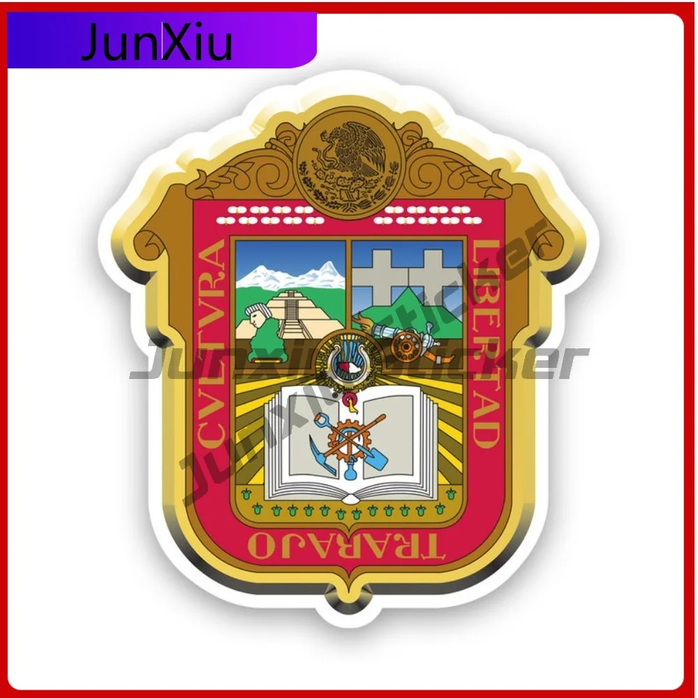 

State Of Mexico Coat Of Arms Cute Car Waterproof Vinyl Decal For Campers Outdoor Unique Sticker Creative Sticker Outdoor